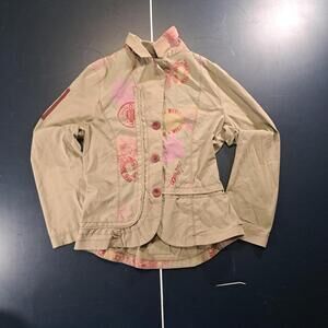Aime Leon Dore Women's Tan and Brown Jacket